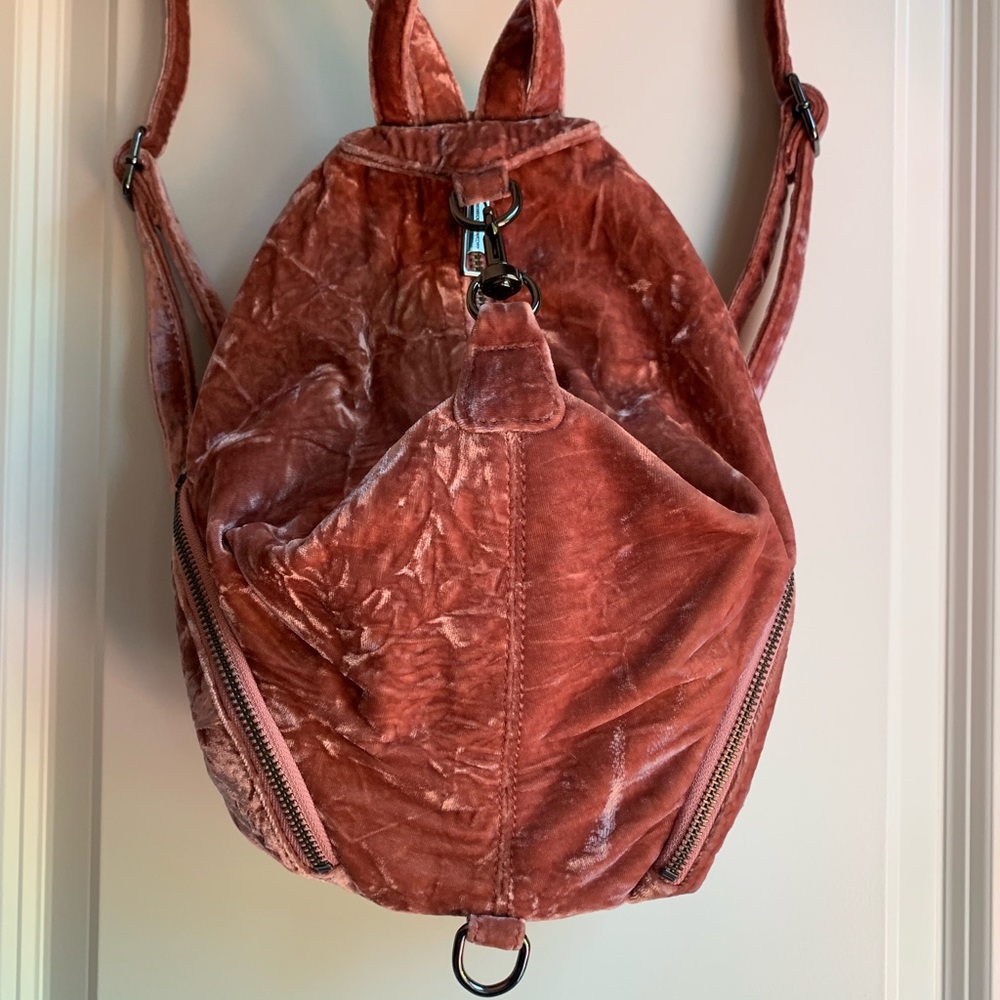 Rebecca Minkoff Backpack Crushed Velvet
